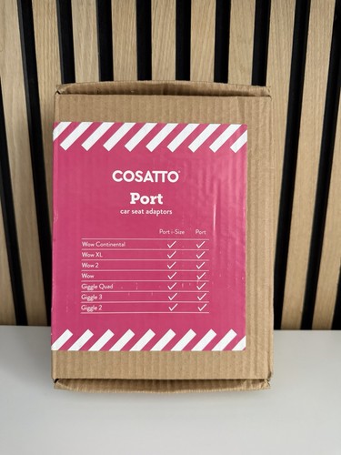 Cosatto port car seat - car, adaptors